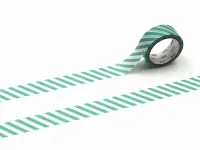 mt 1P Washi Tape Stripe - Emerald Green
