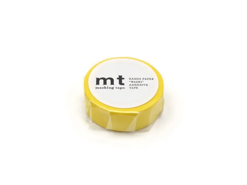 mt 1P Washi Tape - Matte Yellow