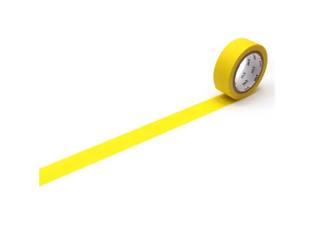 mt 1P Washi Tape - Matte Yellow