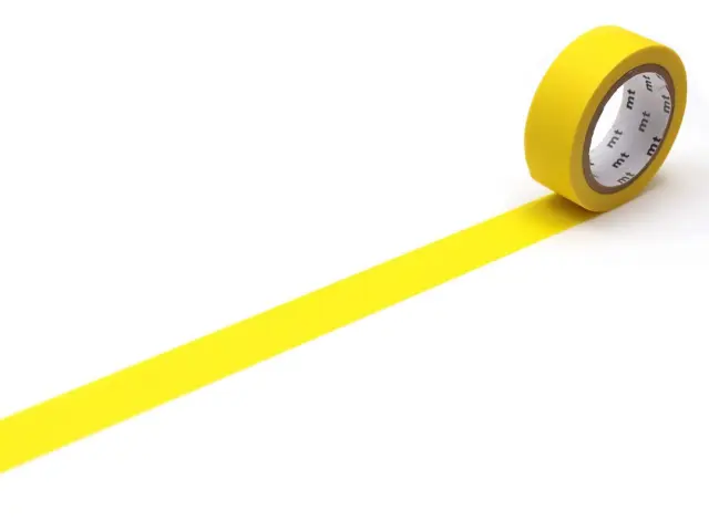 mt 1P Washi Tape - Matte Yellow