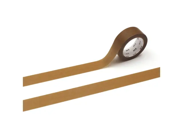 mt 1P Washi Tape - Ochre Brown