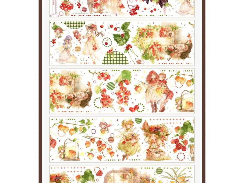 Menu Washi Tape Sample - Berry Kingdom