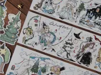 Neinei Washi Tape Sample - Winter Dream