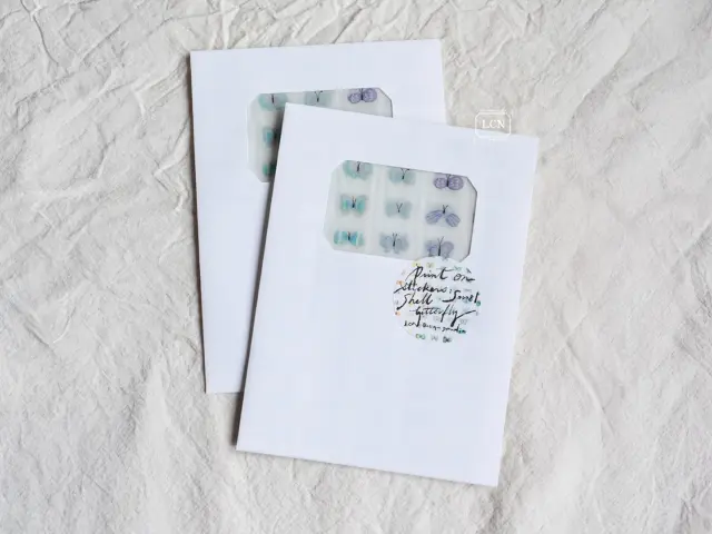 Pre-Order LCN Print-On Stickers - Shell Butterfly