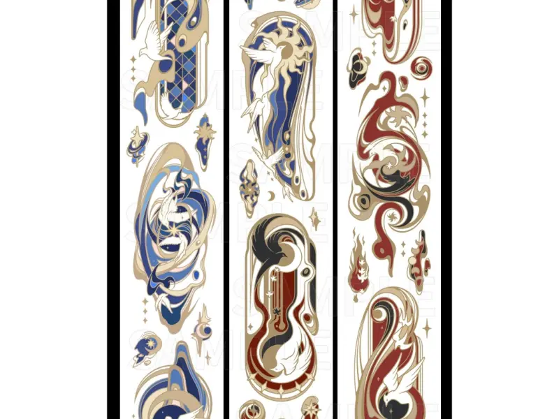 Sleeping Theater Studio Washi Tape Sample - Stray Birds