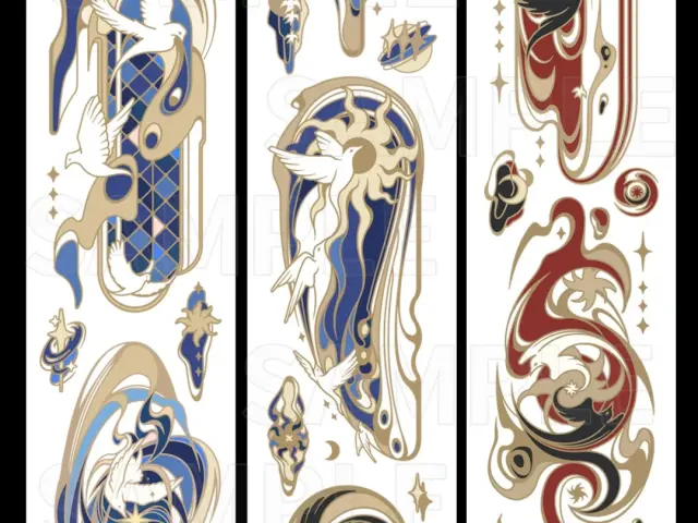 Sleeping Theater Studio Washi Tape Sample - Stray Birds