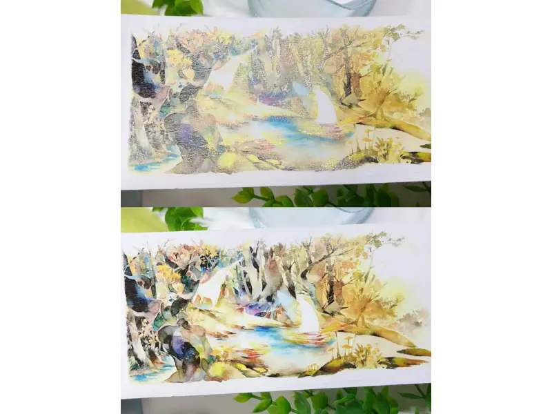 Sleeping Theater Studio Washi Tape Sample - Edge of the World