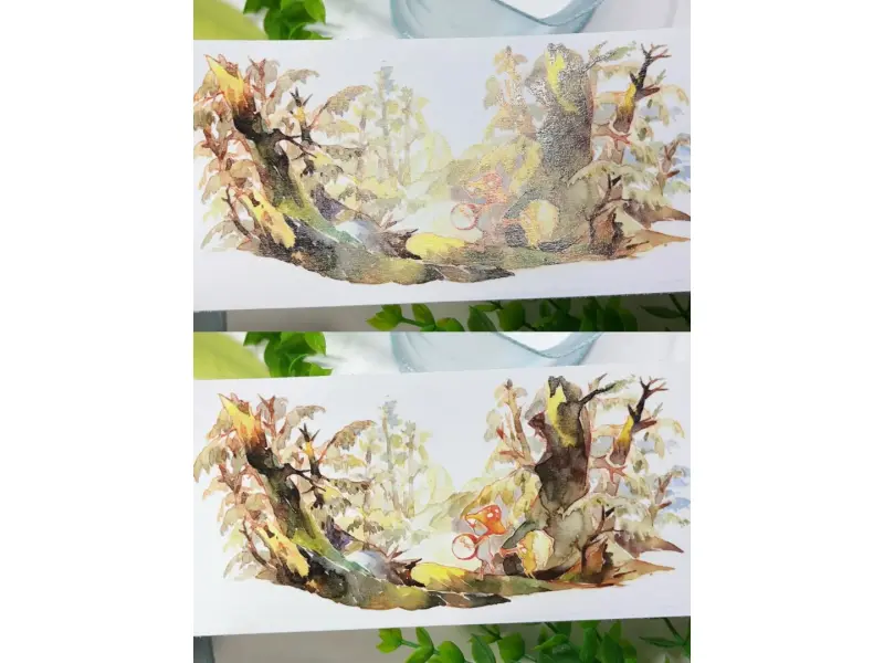 Sleeping Theater Studio Washi Tape Sample - Edge of the World