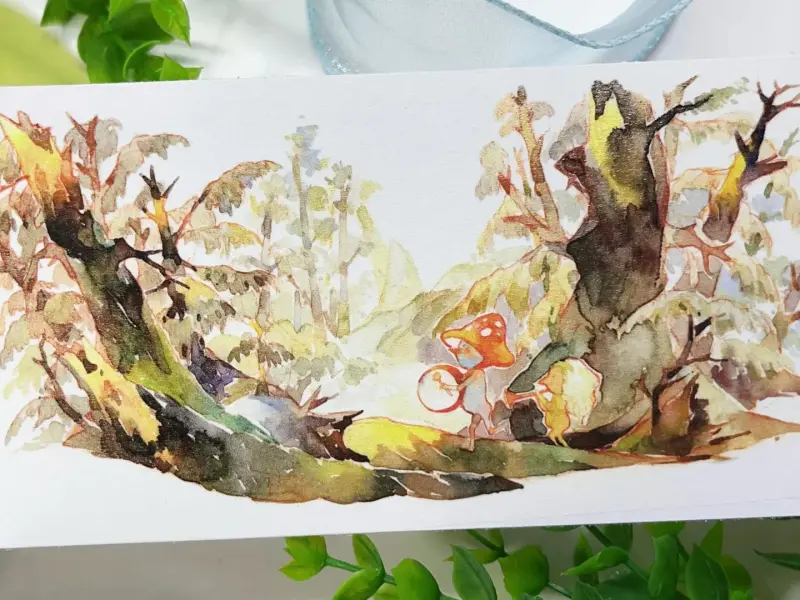 Sleeping Theater Studio Washi Tape Sample - Edge of the World