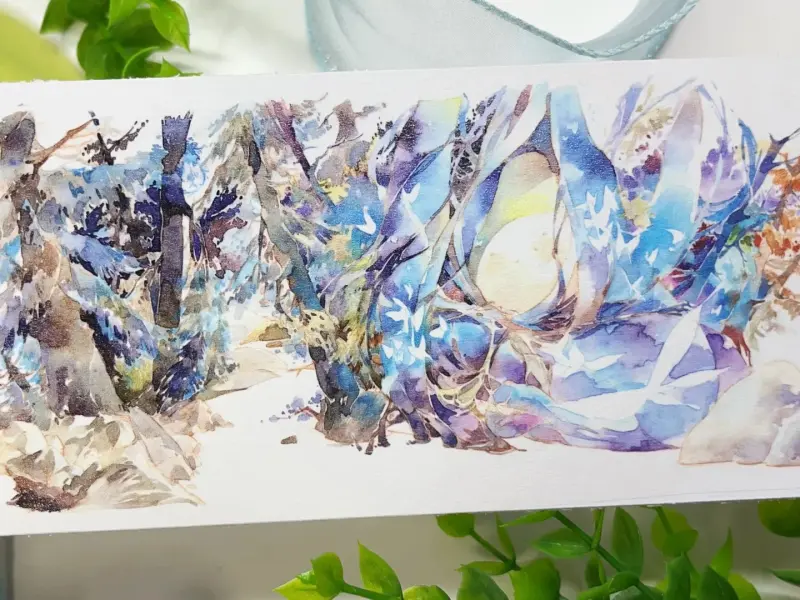 Sleeping Theater Studio Washi Tape Sample - Edge of the World