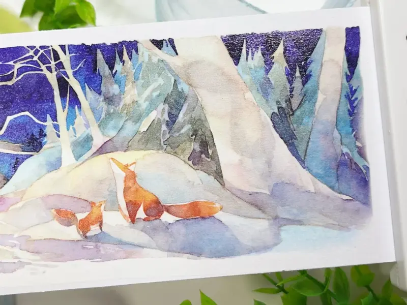 Sleeping Theater Studio Washi Tape Sample - Edge of the World