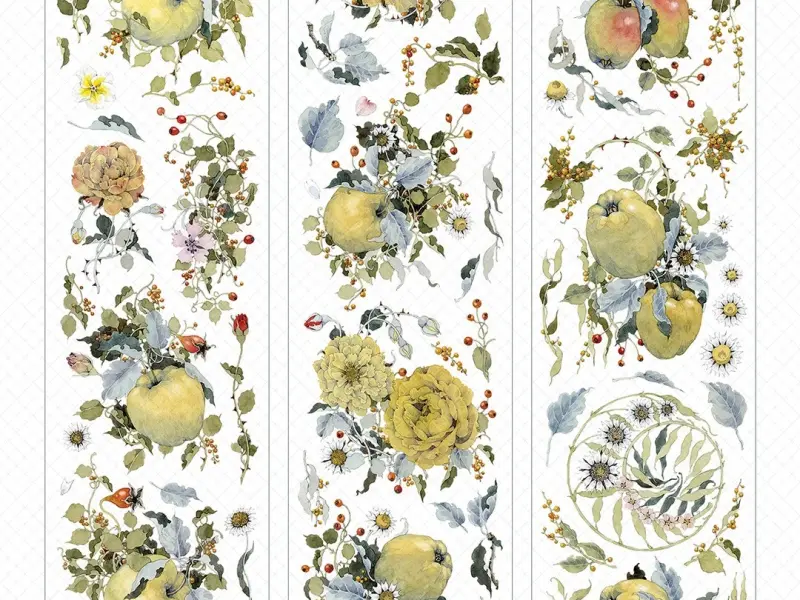 Sleeping Theater Studio Washi Tape Sample - Full Bloom