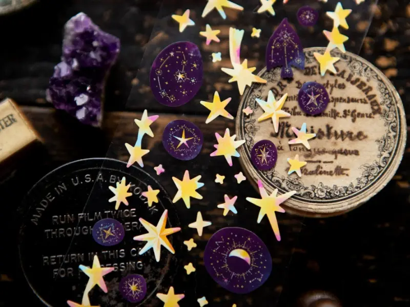 Pre-Order OURS Kiss-Cut PET Tape - Stars
