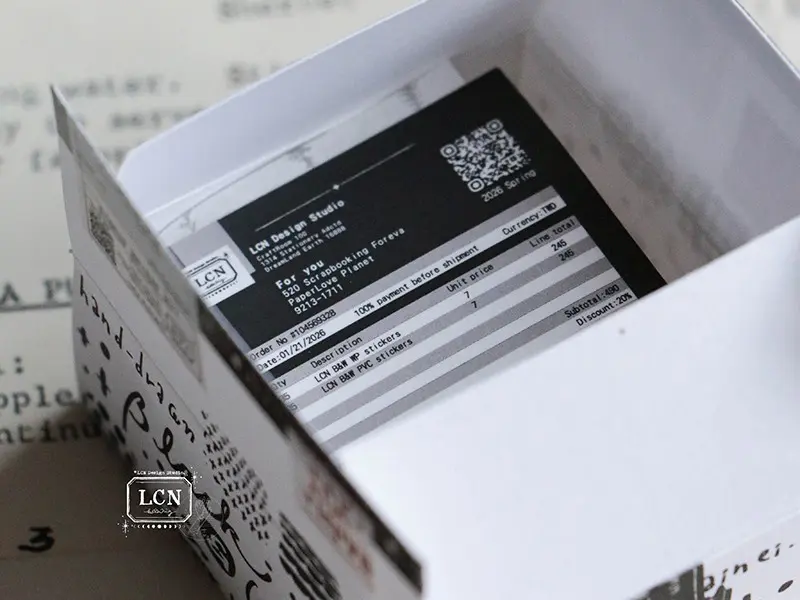 Pre-Order LCN Sticker Club - Black And White