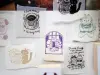 Pre-Order OURS Wooden Rubber Stamps The Gift - Tea Room