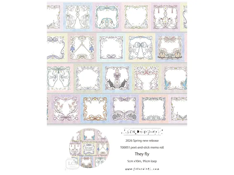 Pre-Order LCN Memo Sticker Roll - The Fly