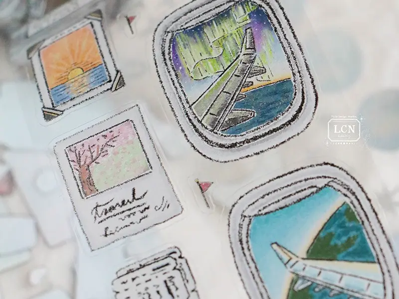 Pre-Order LCN Kiss-Cut PET Tape - Travel Essentials