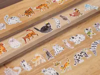 Pre-Order Wanle Studio Kiss-Cut Washi Tape - Strange Cat