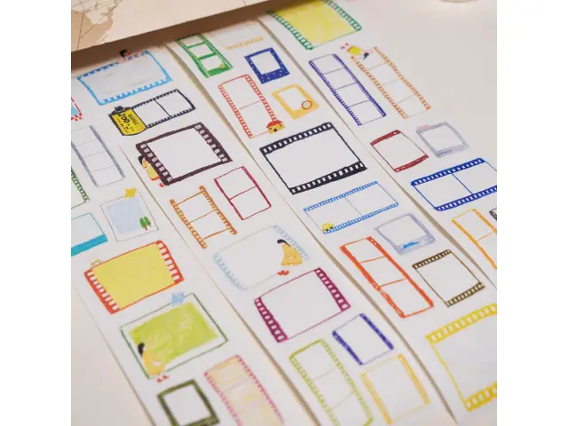 Pre-Order Wanle Studio Kiss-Cut Washi Tape - Film And Figurines