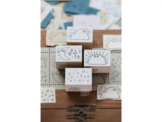 Pre-Order LCN Rubber Stamp Set - Weather