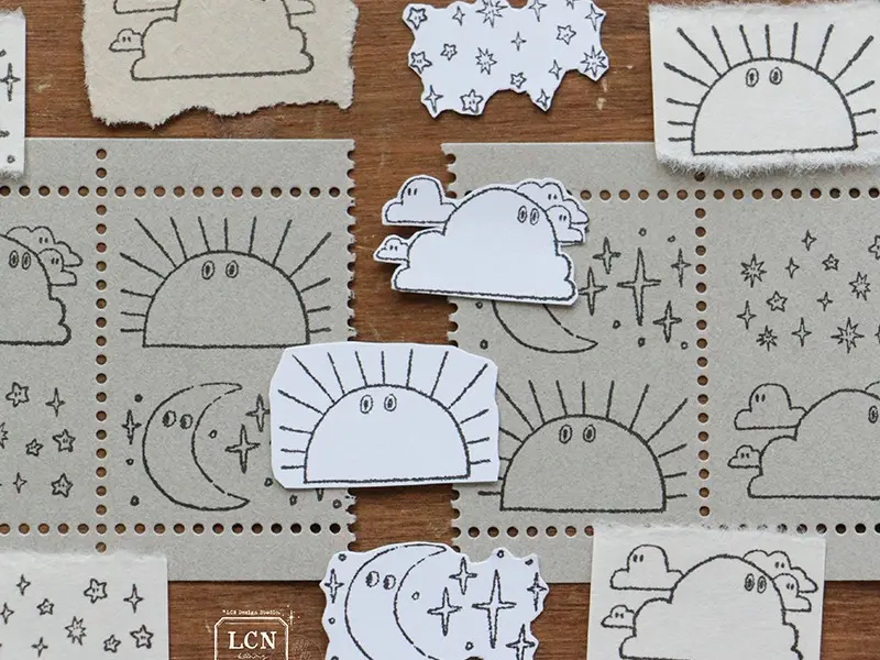 Pre-Order LCN Rubber Stamp Set - Weather