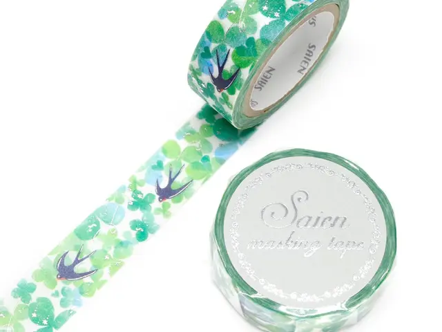 Pre-Order Saien Washi Tape - Swallows and Clovers