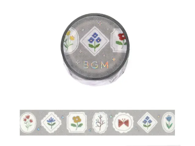 BGM Washi Tape Nordic Forest - Flower Frame
