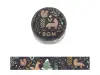Pre-Order BGM Washi Tape Nordic Forest - Moonlit Flowers