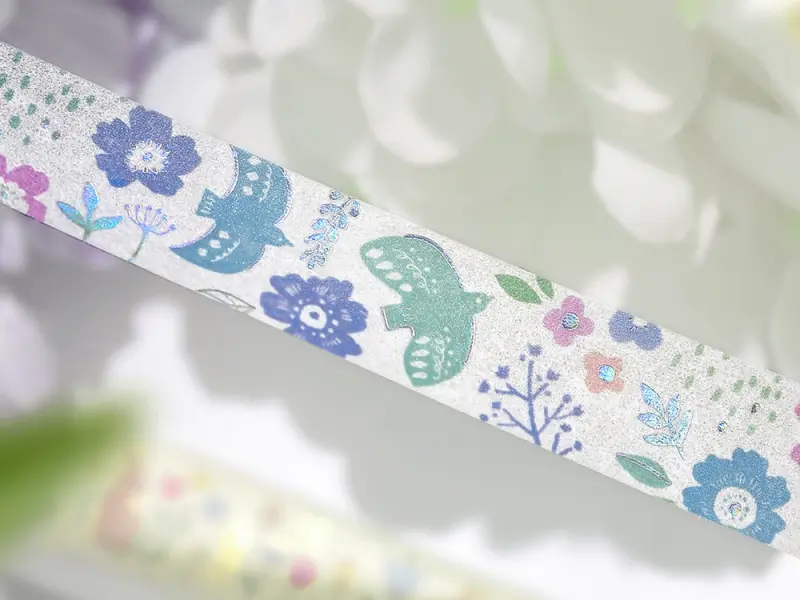 Pre-Order BGM Washi Tape Nordic Forest - Birds Singing
