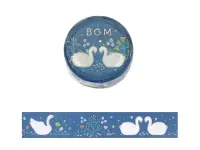 Pre-Order BGM Washi Tape Nordic Forest - Swan Lake