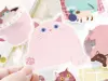 Pre-Order BGM Memo Stickers Cat Diary - Pink
