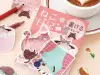 Pre-Order BGM Memo Stickers Cat Diary - Pink