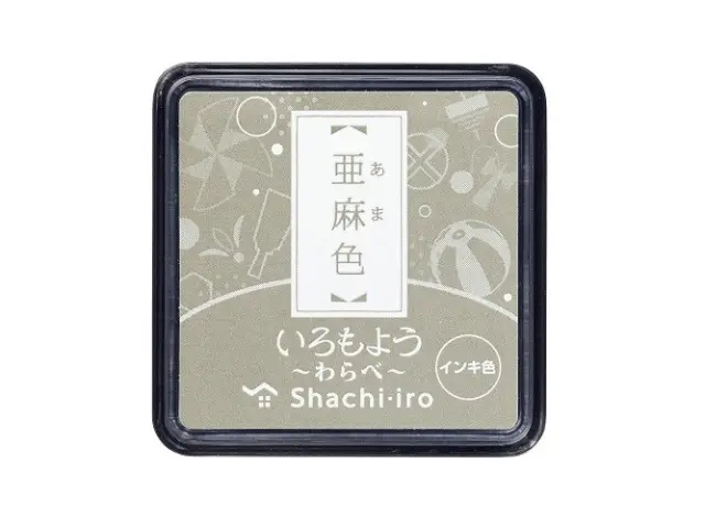 Shachihata Iromoyo Mini Ink Pad - Flax Colour