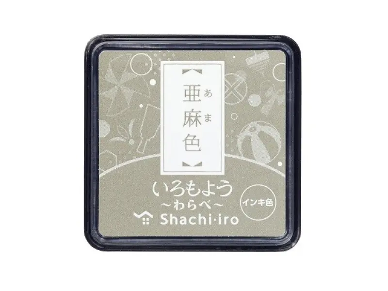 Pre-Order Shachihata Iromoyo Mini Ink Pad - Flax Colour