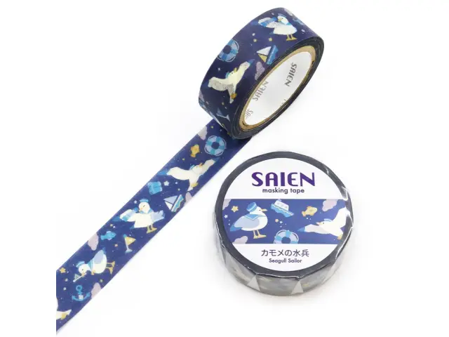 Saien Washi Tape - Seagull Sailor