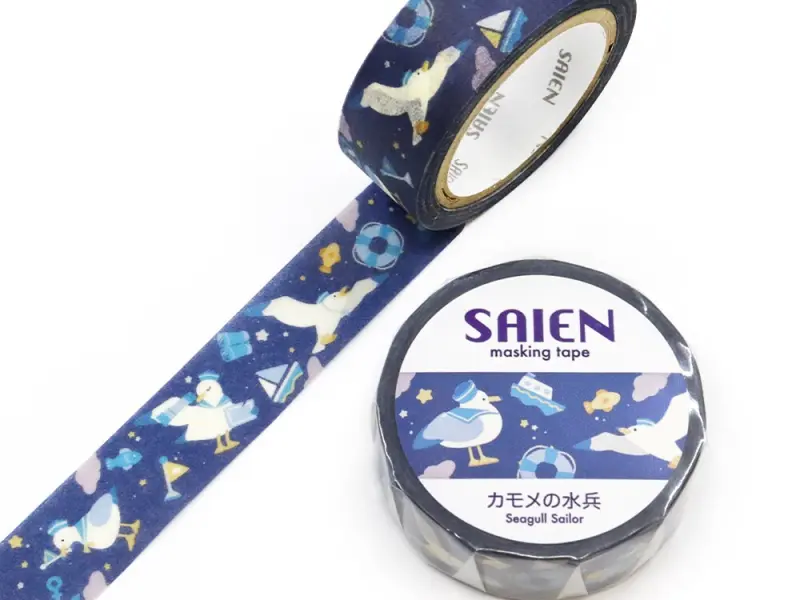 Pre-Order Saien Washi Tape - Seagull Sailor