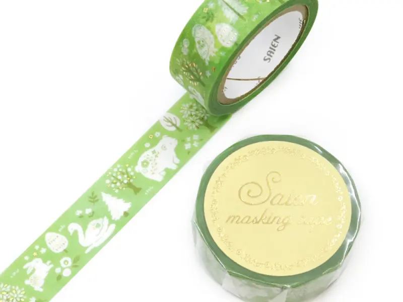 Saien Washi Tape - Forest