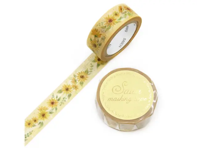 Saien Washi Tape - Sunflower