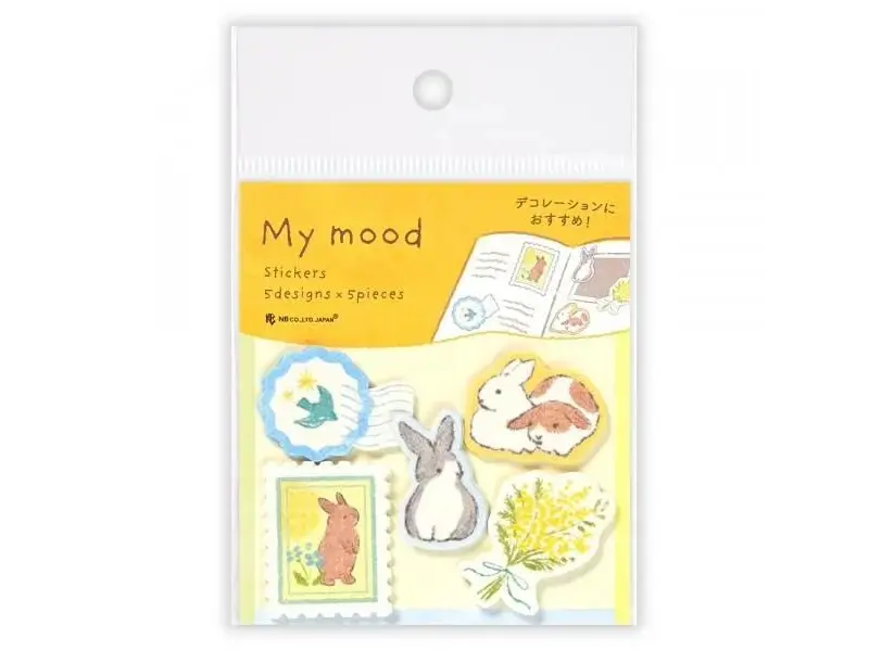Pre-Order NB Co. Sticker Flakes My Mood - Yellow