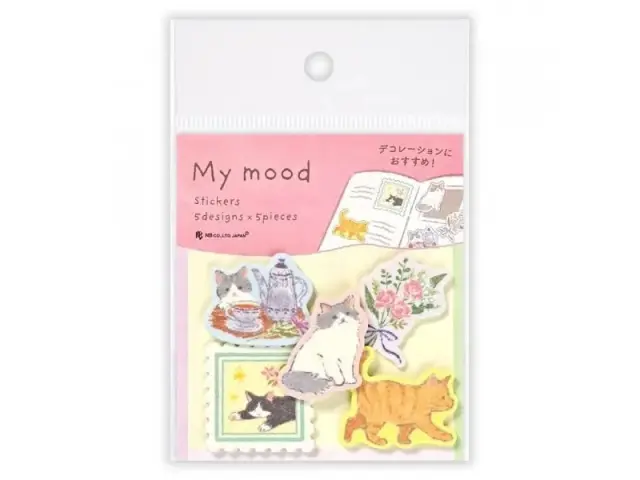 Pre-Order NB Co. Sticker Flakes My Mood - Pink