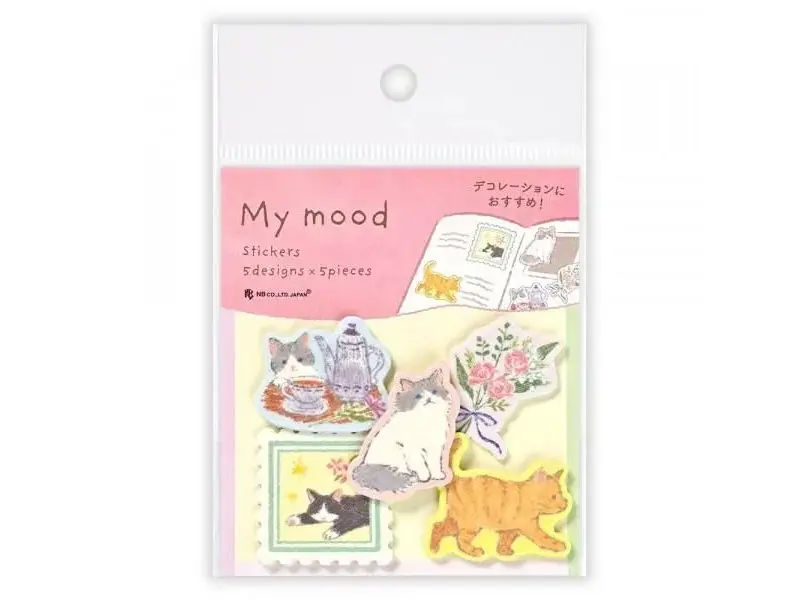 Pre-Order NB Co. Sticker Flakes My Mood - Pink