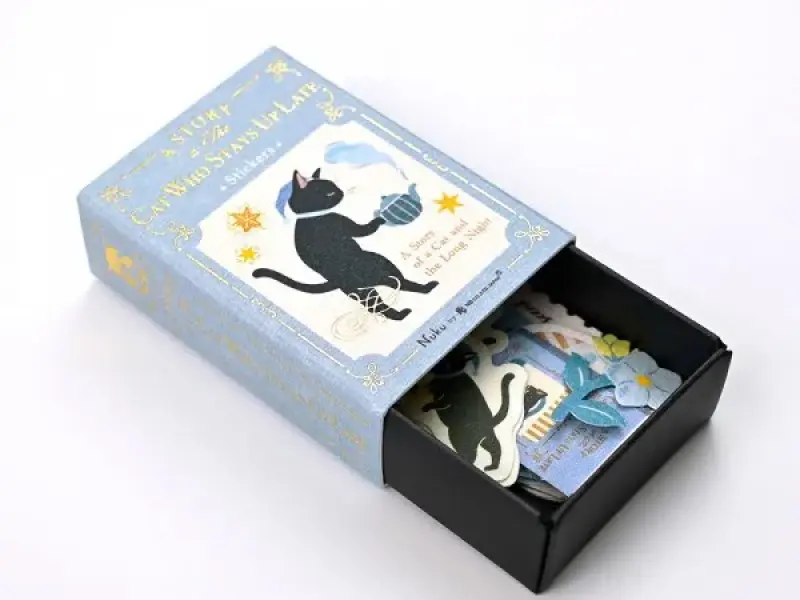 Pre-Order NB Co. Sticker Flakes - Midnight Cat