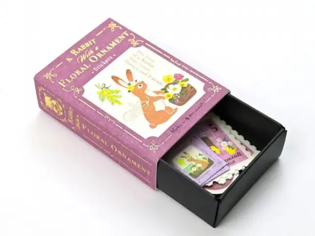 Pre-Order NB Co. Sticker Flakes - Rabbit And Flowers