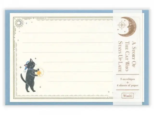 Pre-Order NB Co. Mini Letter Set RESSA Books - Cat Who Stays Up Late