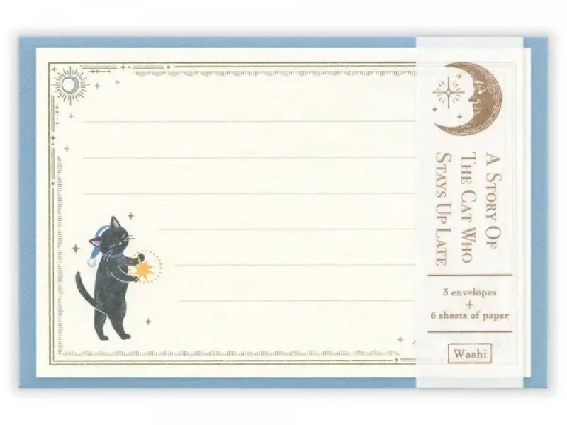 Pre-Order NB Co. Mini Letter Set RESSA Books - Cat Who Stays Up Late