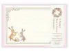 Pre-Order NB Co. Mini Letter Set RESSA Books - Rabbit with Floral Ornament
