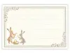 Pre-Order NB Co. Mini Letter Set RESSA Books - Rabbit with Floral Ornament