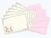 Pre-Order NB Co. Mini Letter Set RESSA Books - Rabbit with Floral Ornament