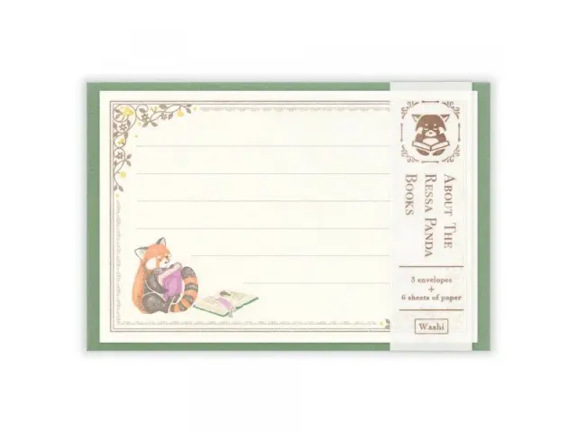 NB Co. Mini Letter Set RESSA Books - Red Panda