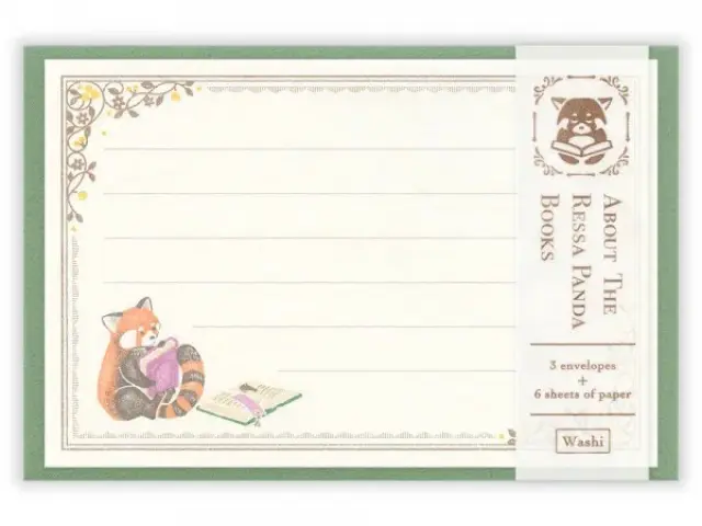 Pre-Order NB Co. Mini Letter Set RESSA Books - Red Panda